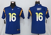 Women Nike Los Angeles Rams 16 Goff Royal Vapor Limited Jersey,baseball caps,new era cap wholesale,wholesale hats